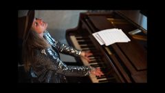 Rebeca Jiménez al piano