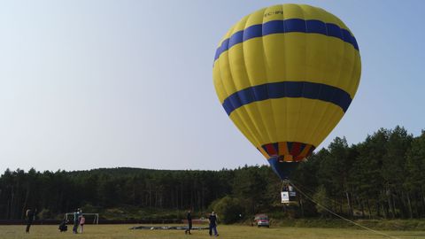 Las subidas en globo comenzaron este fin de semana en Manzaneda