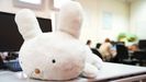 M�a, el conejo rob�tico que sirve como mascota para personas con deterioro cognitivo, a quienes les ayuda a estimular el cerebro