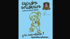 Cartel de la campa�a de Escudos Solidarios