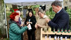 El secretario xeral del PSdeG, Jos Ramn Gmez Besteiro, visit la cooperativa Milhulloa en Palas de Reis.
