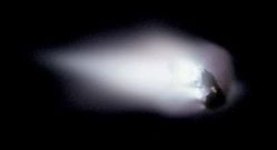 El cometa Halley fotografiado por Giotto en 1986. �ESA 