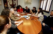 El compromiso sellar� la alianza entre comercio, oposici�n, placeros y el centro comercial Arousa.