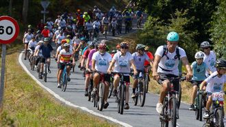 Una de las im�genes que dej� la edici�n 2025 del D�a da Bicicleta
