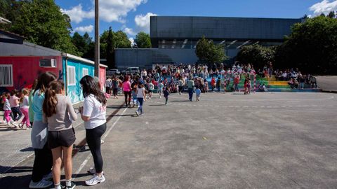 Viernes solidario en el CEIP Marc�n, en Pontevedra