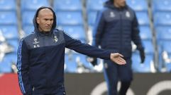 Zidane y la concentraci�n del Madrid