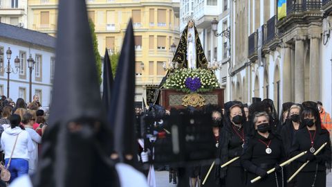 Procesin de la Virgen de los Dolores, organizada por la Cofrada del Desenclavo del Seor y de los Mayores Dolores de Mara Santsima.