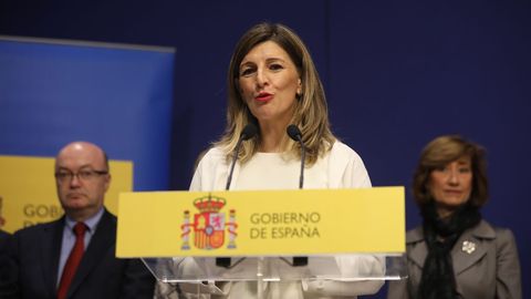 La ministra de Trabajo, Yolanda D�az