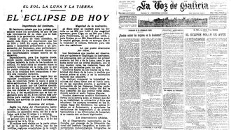Ediciones de La Voz del 17 y 18 de abril de 1912.