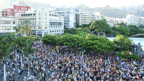 Concentraci�n en apoyo a Ceuta en Tenerife