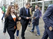 Xulio Ferreiro reparti� el programa en el Obelisco. 
