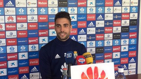 Diegui Johannesson Real Oviedo Requexon Horizontal.Johannesson, en rueda de prensa