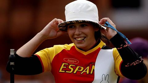 La arquera ferrolana, durante los Juegos Ol�mpicos