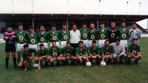 La SD Burela que disput� la promoci�n de ascenso a Segunda B en 1990-91.