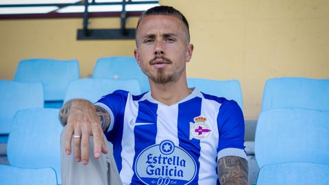 Angeli�o, tras firmar con el Deportivo