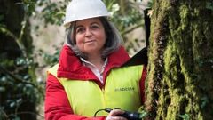 Esther Merlo S�nchez, ingeniera de montes y directora de la empresa Madera +, de Ourense.