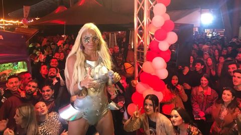 Imagen de una actuación de Leticia Sabater.