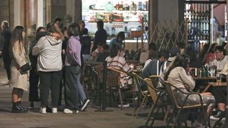 Ocio nocturno en el casco hist�rico de Santiago