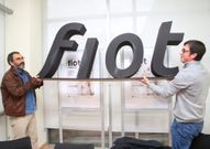 Alberto Sueiro y Marcos Trigo, ayer, en el balance del FIOT. 