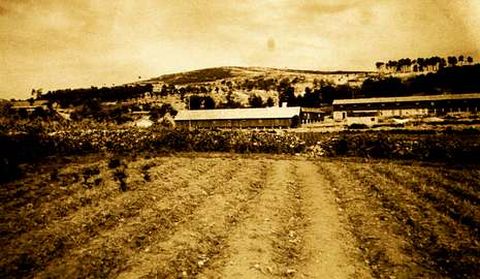 Fotograf�a antigua de la zona de las minas cruce�as.
