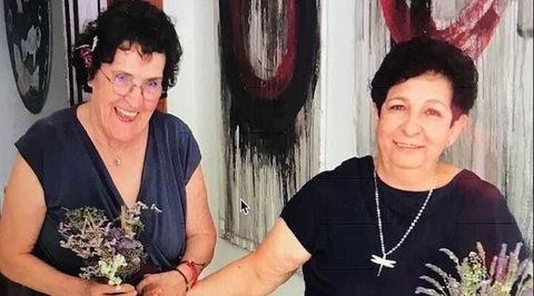 Lorenza y Carmen, el día de su boda, el 8 de septiembre del 2019