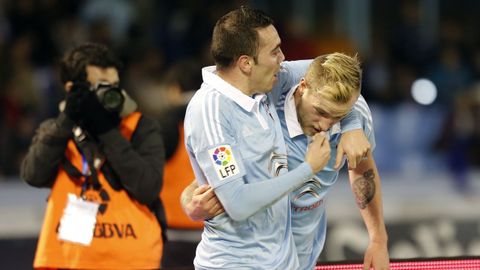 Celta-Levante (4-3) de Primera el 16 de enero del 2016.