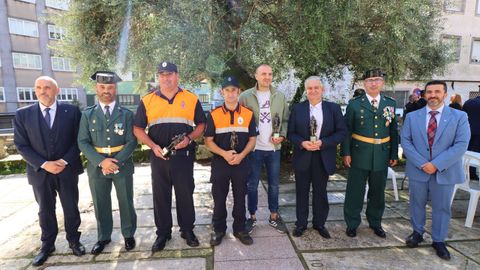 Los actos del Da del Pilar en Barbanza, en imgenes.En Boiro se homenaje a cinco entidades y personas por su colaboracin con la Guardia Civil.