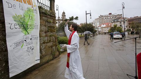 Bendicin virtual del Domingo de Ramos desde la Ferrera