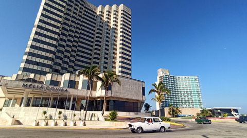 Uno de los hoteles que la espa�ola Meli� tiene en La Habana