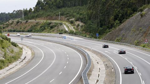 A-8 a la altura del tramo Barreiros-Ribadeo