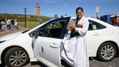 Ver�nica Marisol Campos se toma tan en serio el D�a das Letras Galegas. 