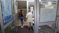Centro de salud de Baltar, en Sanxenxo, el pasado verano