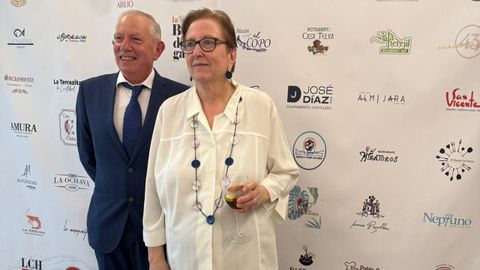 Justo Garca y Lola Snchez, propietarios de la emblemtica sidrera avilesina Yumay