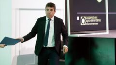El presidente valenciano, Carlos Mazn, el pasado jueves en la apertura del congreso de Cooperativas Agroalimentarias de la Comunidad Valenciana.