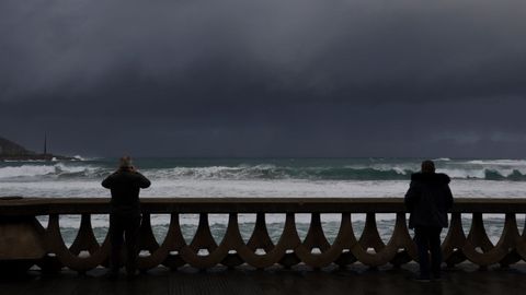 Temporal en el mar en A Coru�a