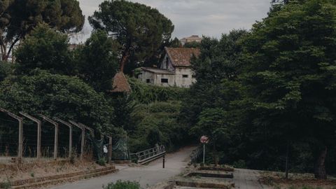 Paseo de entrada hacia la nave