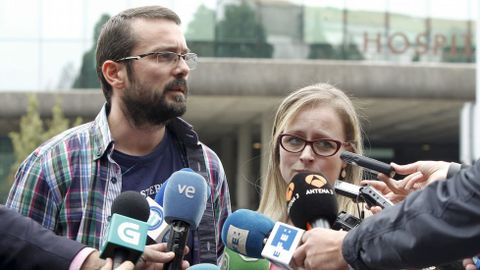 Antonio y Estela, padres de Andrea. 