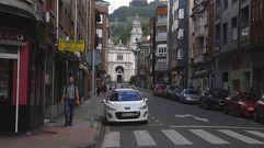 Una calle de Mieres