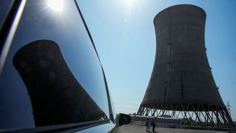Torre de refrigeraci�n de una vieja central nuclear de Pensilvania. Estados Unidos todav�a lidera la capacidad at�mica instalada en el mundo.