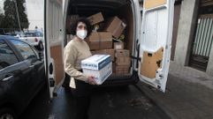 Recogida de ayuda humanitaria en Monforte para el pueblo ucraniano