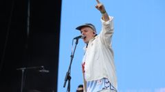 Carlangas durante o seu recente concerto de O Son do Cami�o