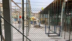 Las obras en la intermodal se retomaron este martes