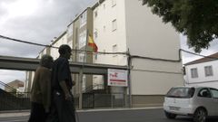 Exterior de la casa cuartel de la Guardia Civil de Monforte