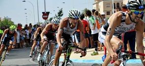 Ant�n Ruanova logr� el subcampeonato de Espa�a de triatl�n.