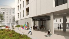 Entre los edificios habr� superficies centrales destinados al disfrute y la convivencia.