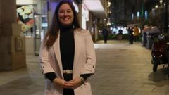 Gloria Alonso Dom�nguez, candidata de Movemento Sumar Galicia a la Alcad�a de Vigo.