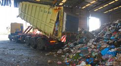 La planta de Sogama en Cerceda trata cada año unas 31.000 toneladas enviadas desde Pontevedra. 