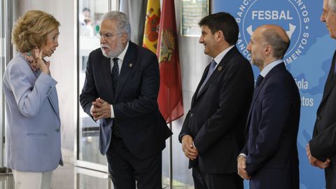La reina Sofía preside el acto de clausura del Congreso de los Bancos de Alimentos.