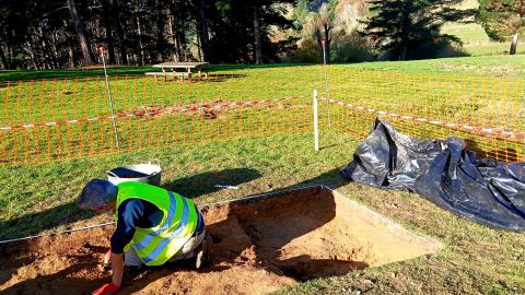 Excavaci�n en Monte Alto