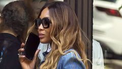 Naomi Campbell, fotografiad en Madrid